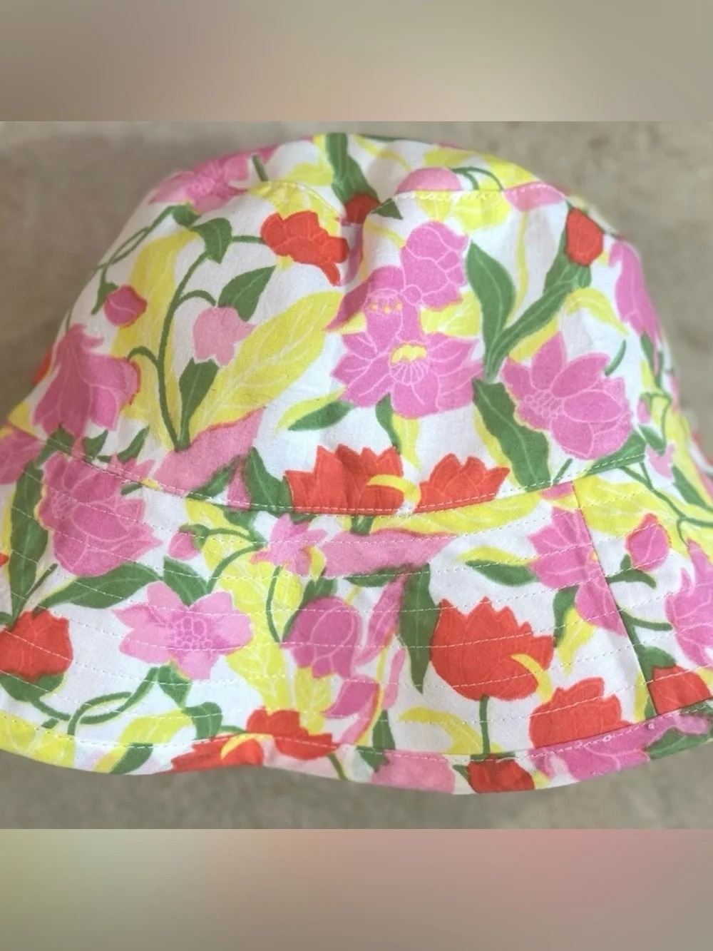 JANIE AND JACK FLORAL SUN HAT